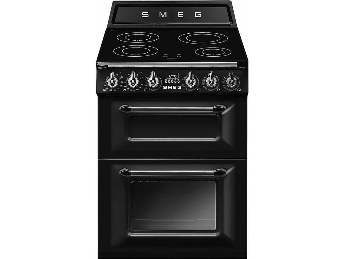 Fogão SMEG TR62IBL2 (96 L - Elétrico de Indução - Preto)