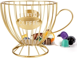 Cesto Para Cápsulas De Café, Porta-cápsulas, Organizador Guardar E Frutas. Para Máquina De Café Com Design Reutilizável E Fácil Limpeza