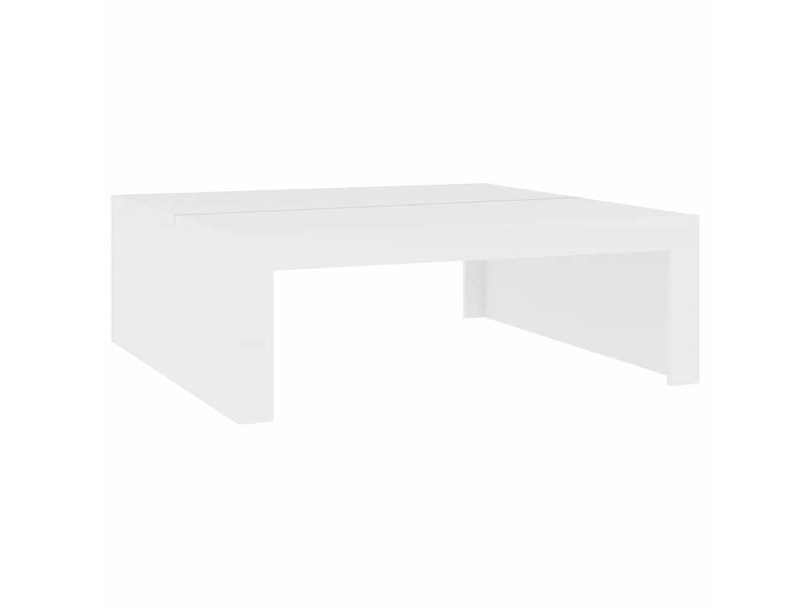 Coffee Table, Coffee Tables Vidaxl Branco Madeira Processada (100 X 100 X 35 Cm)