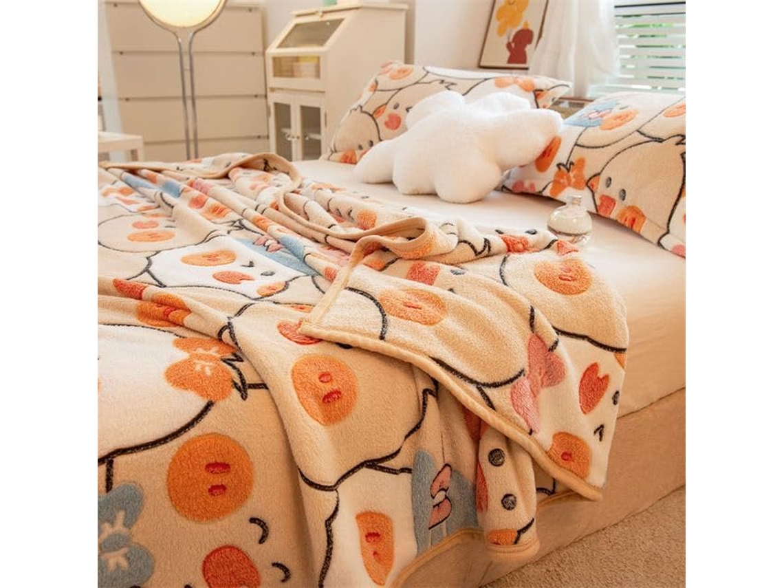 Mantas de Flanela Coral Fleece Macias e Quentes para Camas Imitação Pele Vison Manta Sofá Cor Sólida Inverno,