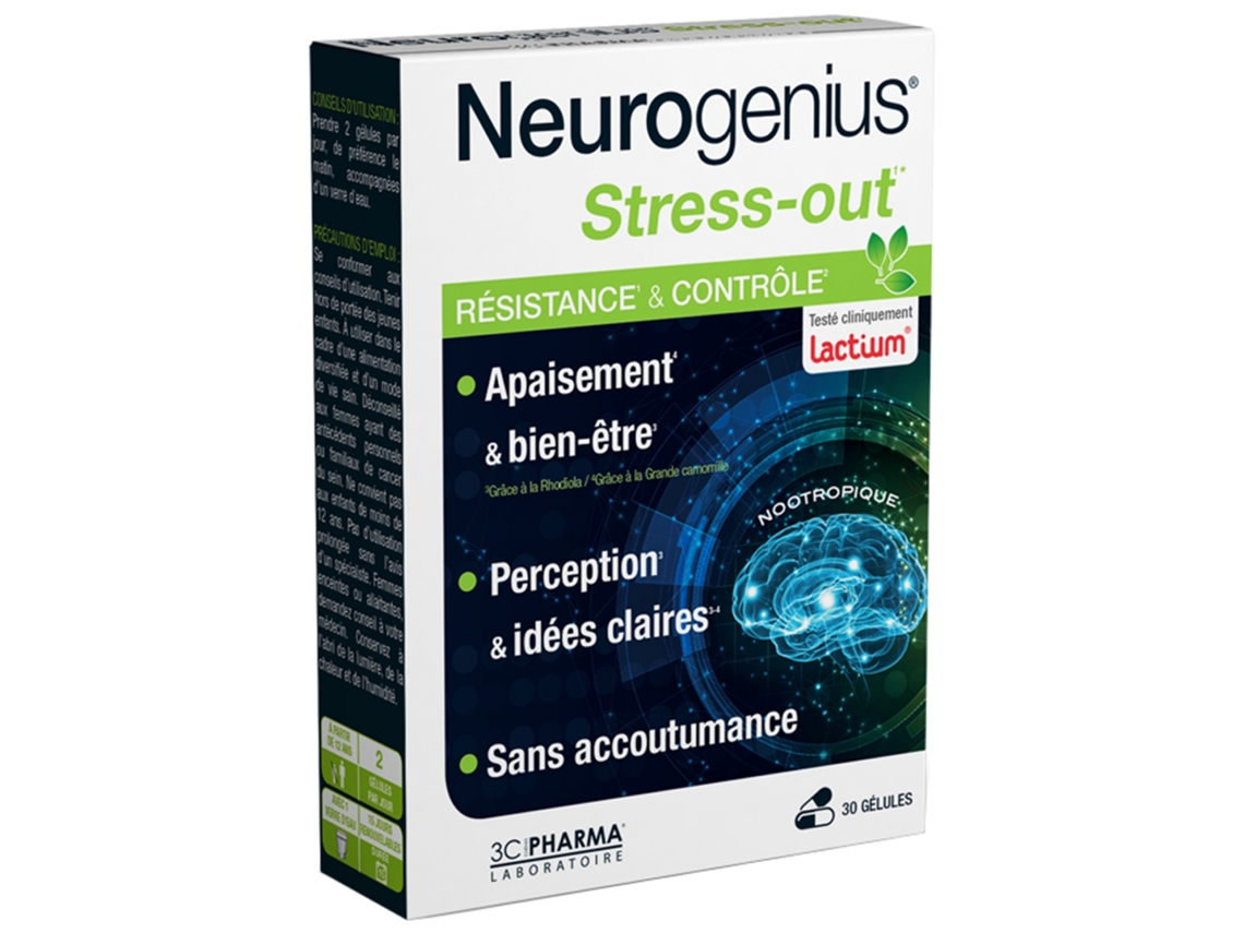 Neurogenius Stress-Out 30 comprimidos 3C PHARMA