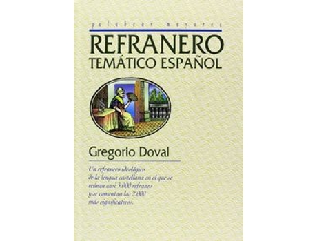 Livro Refranero Temático Español de Gregorio Doval (Espanhol)
