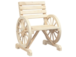 Garden Chair, Garden Chairs Vidaxl Marrom Madeira (n/a)