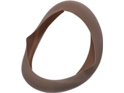 Capa de volante de silicone antiderrapante e confortável de 32,5 cm com revestimento adesivo.