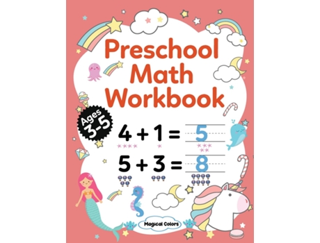 Livro Preschool Math Workbook De Magical Colors (inglês)
