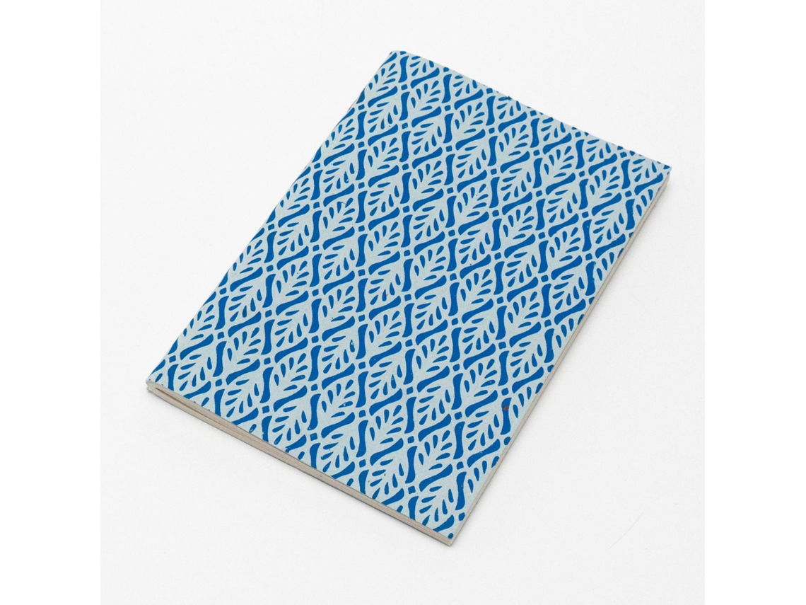 Caderno Azul 20x14cm, Comércio Justo Brilvibera