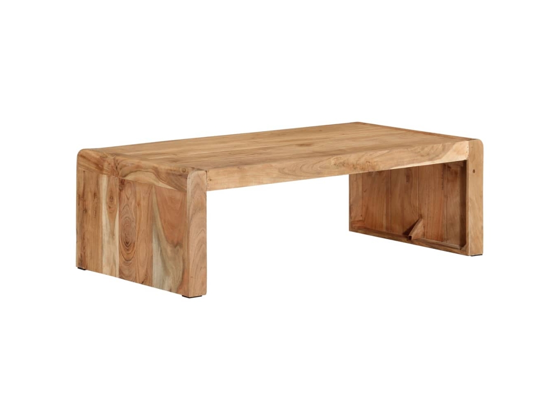 Vidaxl Mesa De Centro 110x55x35 Cm Madeira De Acácia Maciça