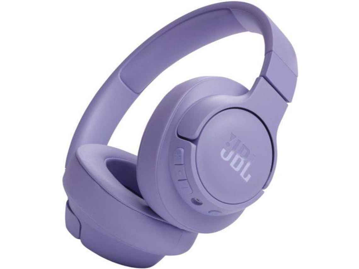 Auscultadores Bluetooth JBL TUNE 720 BT (Over Ear - Microfone - Roxo)