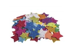 Hobby Rayher Espuma Borracha Estrelas Glitter, 2 30231000 Rayher