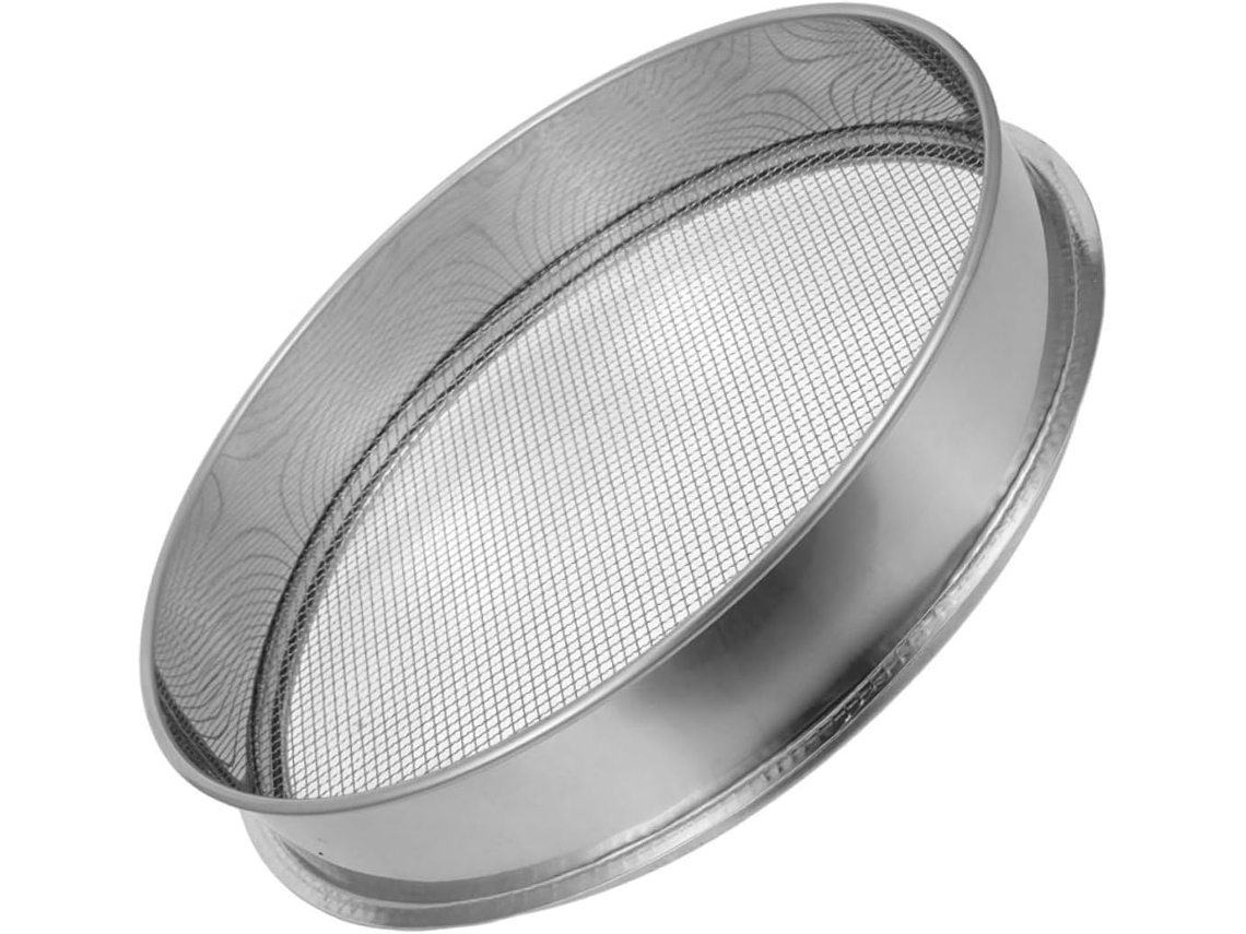 Peneira de Aço Topbathy, inox, para compostagem, malha fina (S)