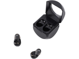 Fones De Ouvido Bluetooth Pretos Com Longa Duração Da Bateria E