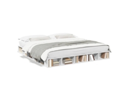 Estrutura de Cama Derivados de Madeira Branco MAISON EXCLUSIVE (180x200 cm)