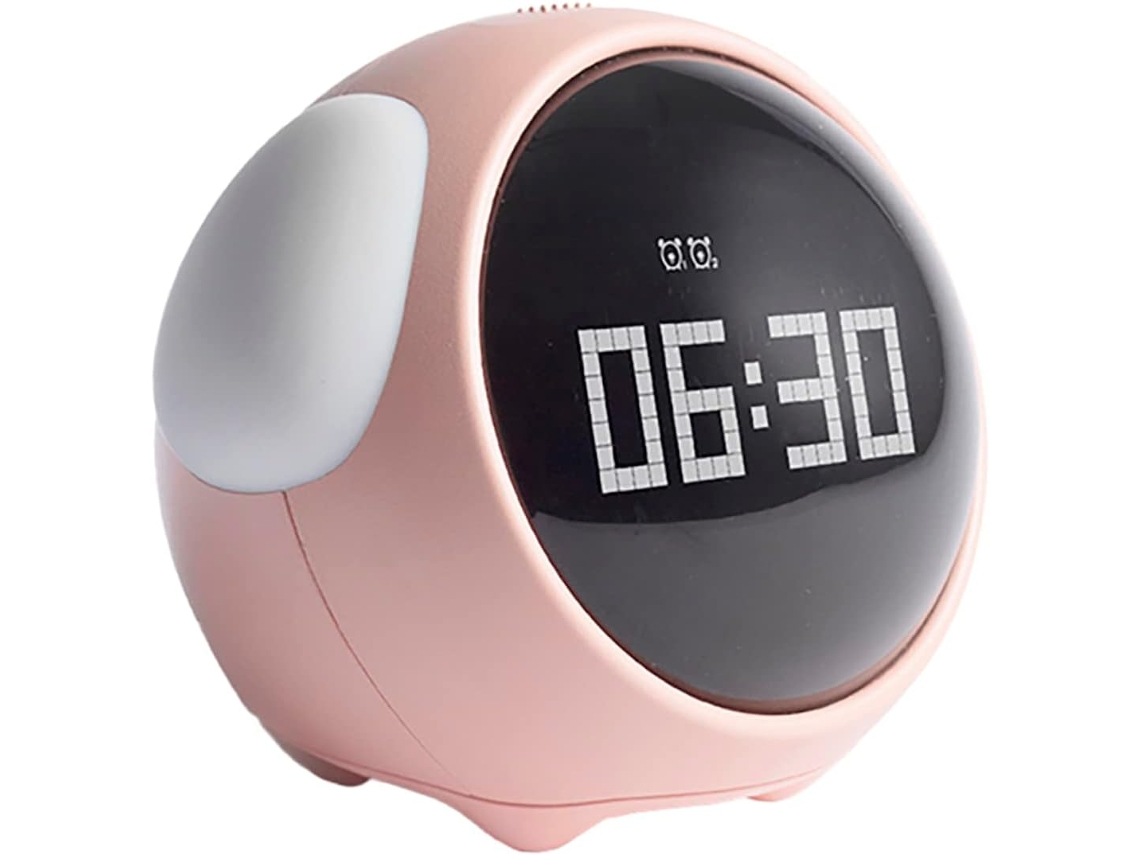 Despertador Digital Led Com Duas Expressões De Alarme, Brilho Ajustável, Modo De Luz Noturna Inteligente, Ideal Para