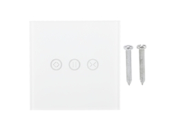Interruptor Inteligente De Cortina Wifi Controle Remoto Sem Fio Touch Parede Ac100-240v Quarto