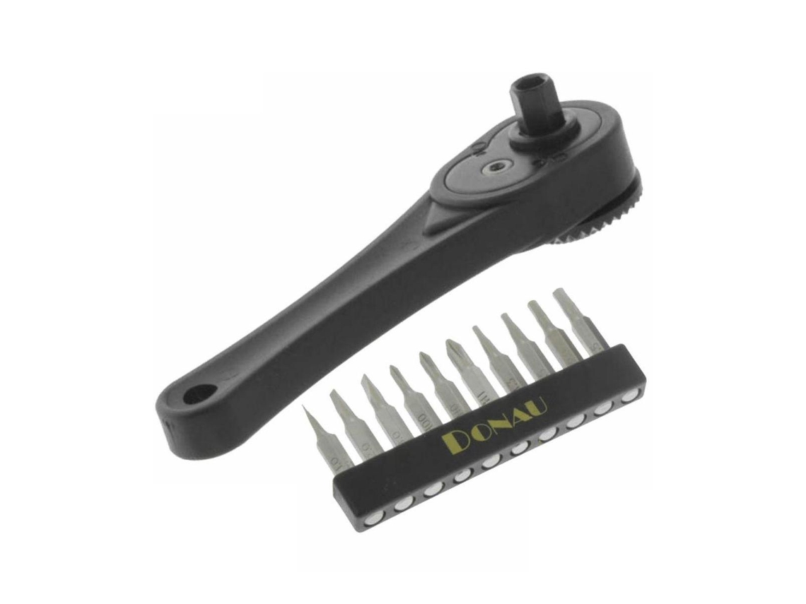 G-DNMBS10 :CONJUNTO DE CHAVE ROQUETE C/ 10 BITS 4MM DONAU