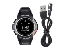 Relógio Esportivo F6 prata monitoramento de frequência cardíaca e sono EOOCOO