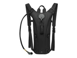Mochila Tática De Hidratação Com Reservatório De Água De 3l, Sistema Molle, Ideal Para Caminhadas, Ciclismo E Corrida. Cor: Preta.