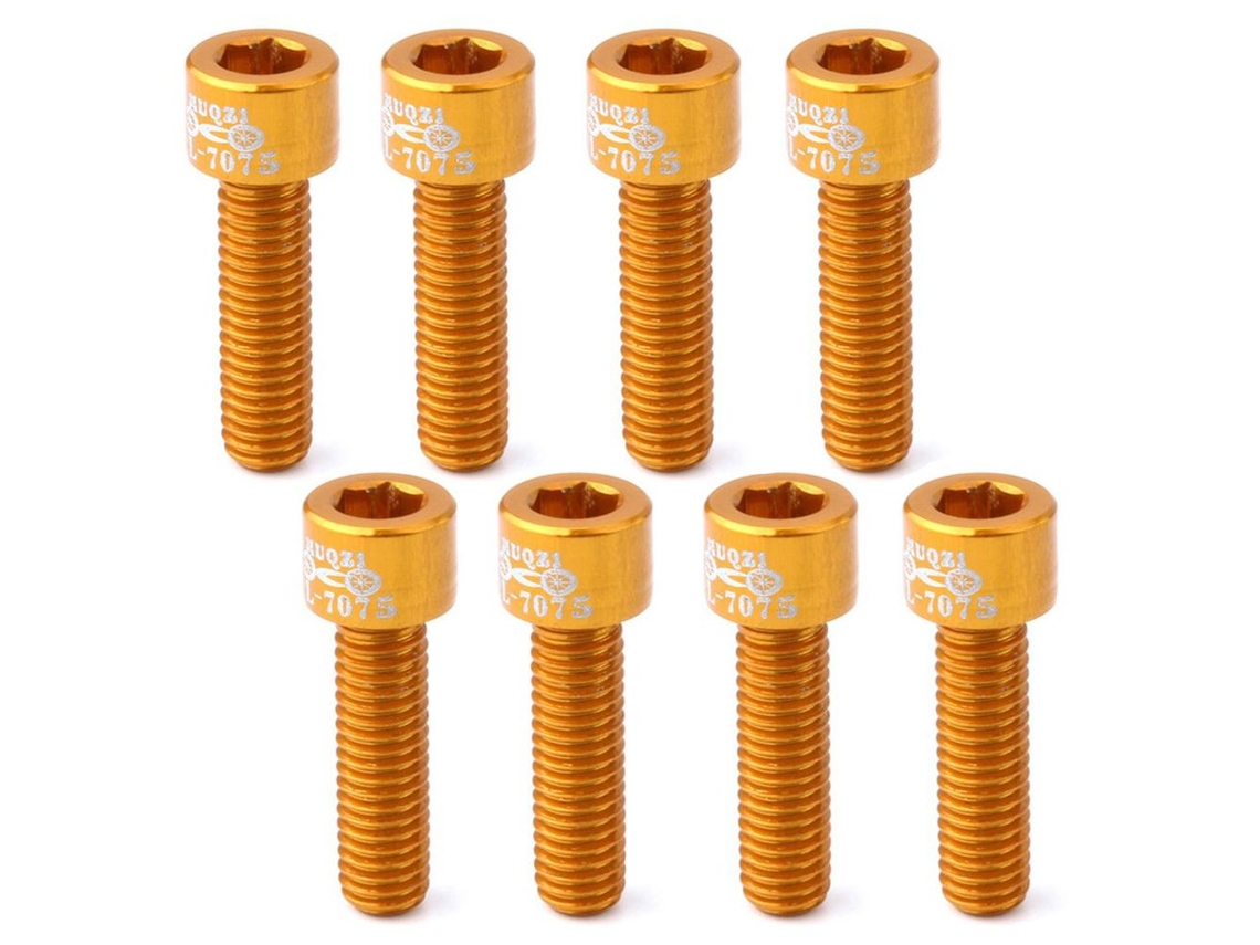 Peças Parafusos Para Garrafa De Bicicleta Suporte De Bicicleta Dourado Slowmoose