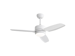 Ventilador De Teto 46 Polegadas Com Led-3 Pás Abs,6 Velocidades,motor Dc Eficiente