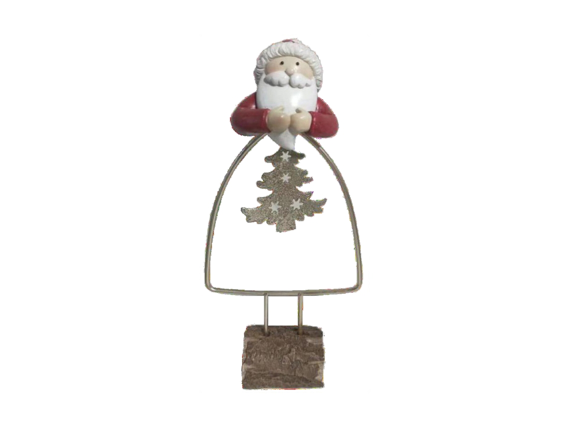 Adorno Natalício DKD Home Decor Resina (9 x 4,5 x 19,5 cm) (6 Unidades)