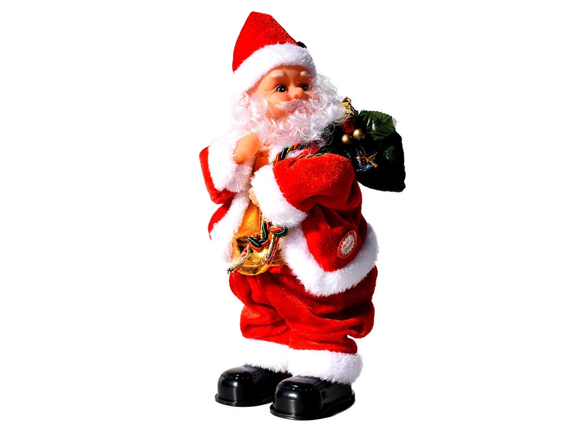 Decoração de Natal com Santa Brinquedo Elétrico com Música e Movimento NEVEANCE