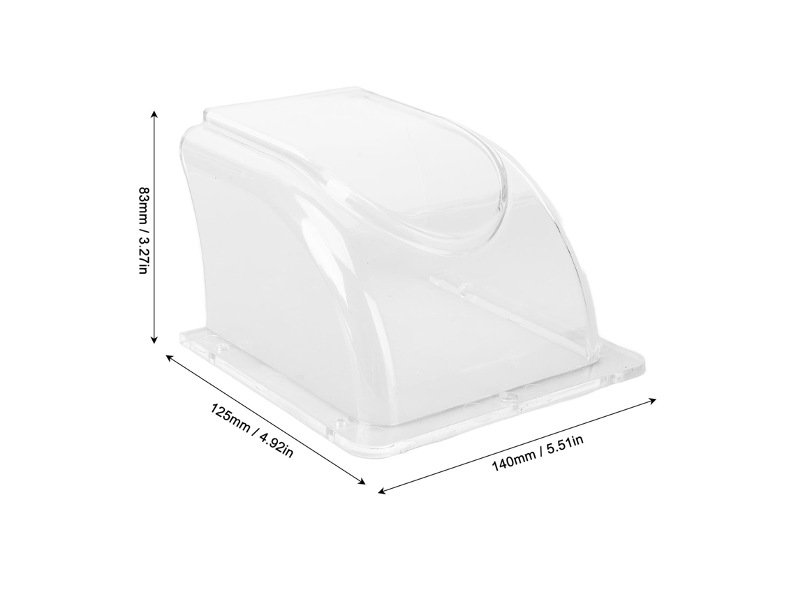 Campainha De Porta De Plástico Laxiscreed Com Capa De Chuva Transparente E Impermeável
