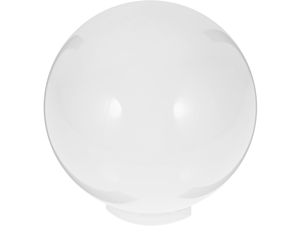 Luminária de Chão em Formato de Globo, Feita de Acrílico Branco, Ideal para Pátios e Jardins. Resistente À Chuva e com Proteção. SFUSHOS