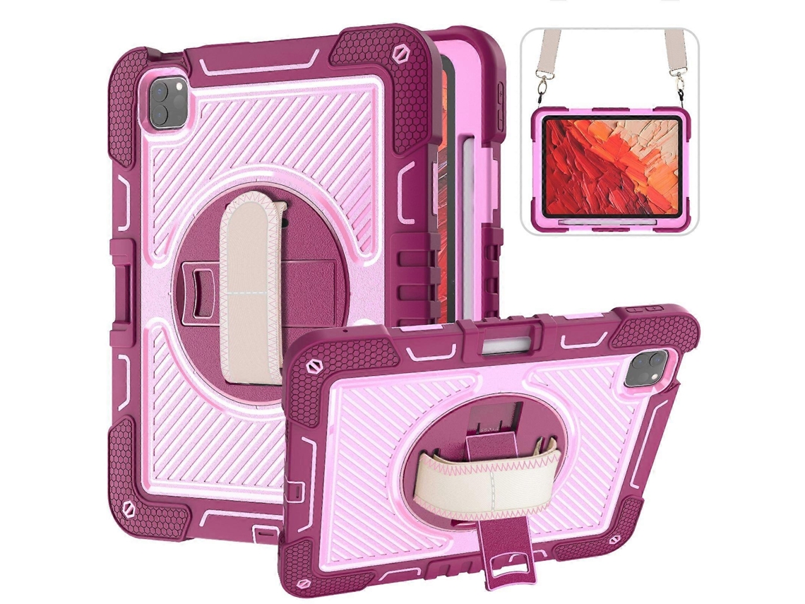 Capa de silicone com rotação de 360 graus e contraste de cores para tablet Webake