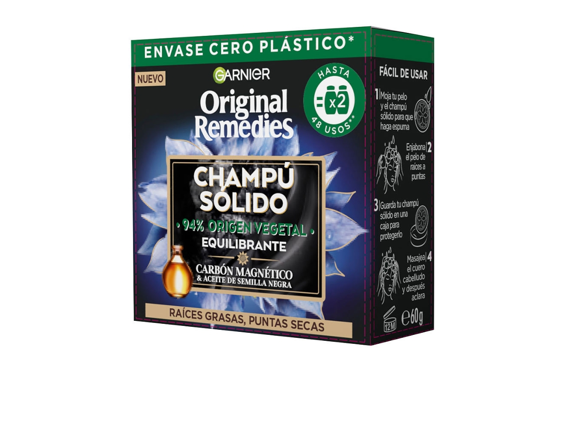 Champô Magnético De Carvão Vegetal Sólido Balanceador