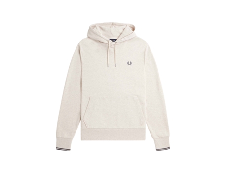 Hoodie de Homem FREDPERRY Algodão Bege (M)