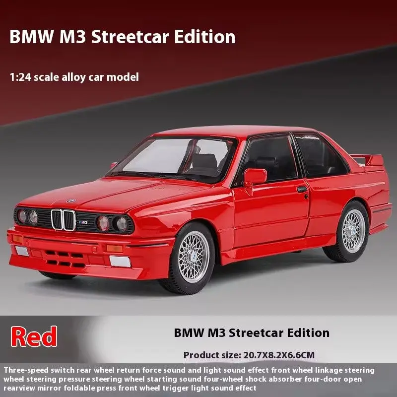 (vermelho) Miniatura De Carro Supercarro Em Escala 1:24, Feita De Liga Metálica, Com Som E Luz.
