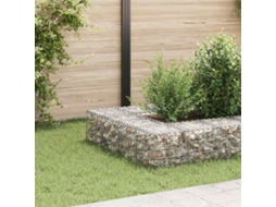 Vidaxl Canteiro Elevado/cubo Gabião 30x30x30 Cm Fio De Aço