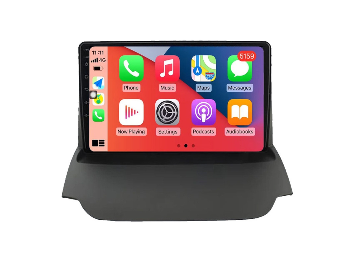 Auto Rádio Carro Bluetooth Autoradio 8GB RAM 128G ROM CarPlay Navegação GPS Ecrã Táctil RoverOne para Ford EcoSport 2013-2017  
