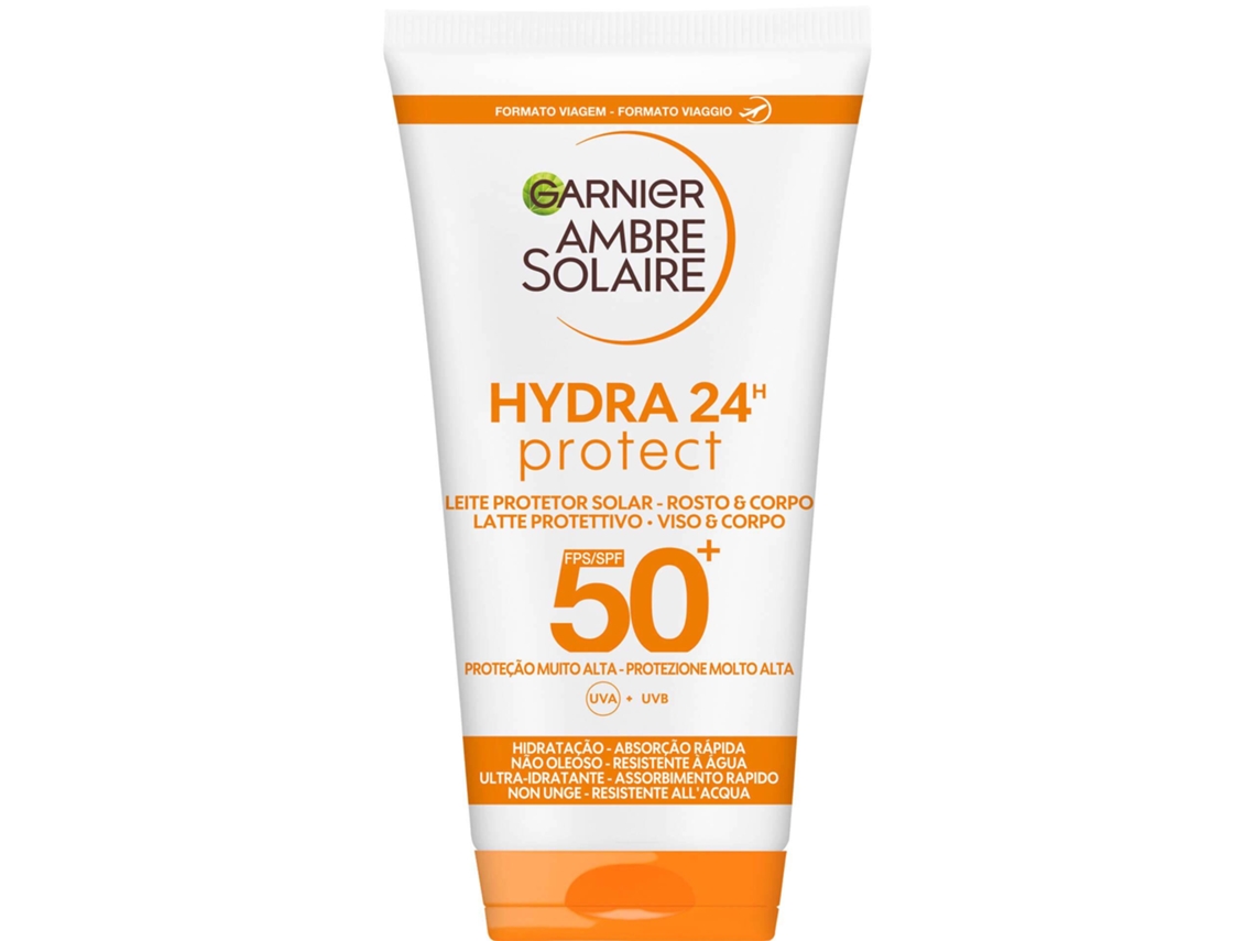 Protetor Solar Leite Ambre Solaire Hydra Protect FP 50+ Miniatura GARNIER emb. 50 ml