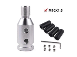 Adaptador Alavanca Câmbio Manual Rosca M10x1.5/m12x1.25 Alumínio Rs Sfn057