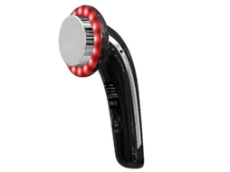 Máquina de Cavitação Máquina de Aperto Ultra-Sônico Da Pele Vibrador Ems Vermelho Azul Led Massageador Portátilpreto AUJEZON