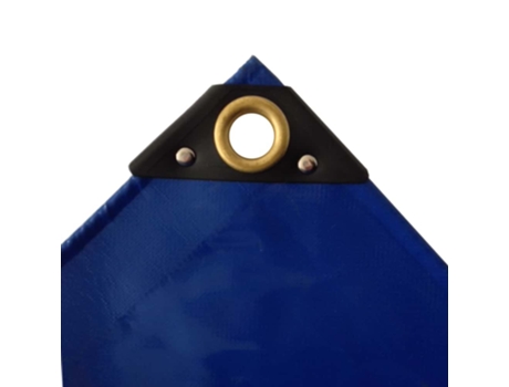 Lona de PVC azul 650 g/m² 5x9 m impermeável e resistente a rasgos Boni Shop
