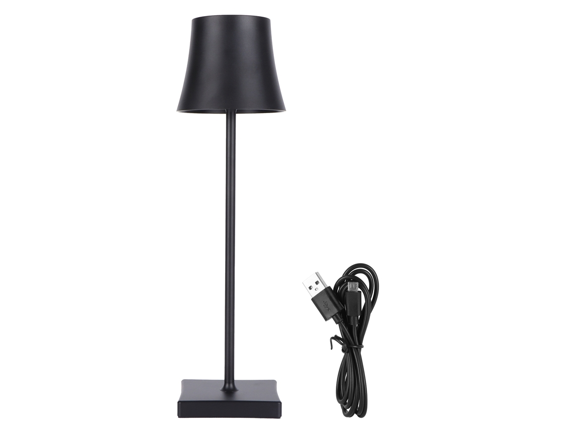 Lâmpada de Mesa Led com Carregamento Usb, Toque, Dimmer, para Leitura, Bar, Sala de Estar, Luz Preta | S/MARCA