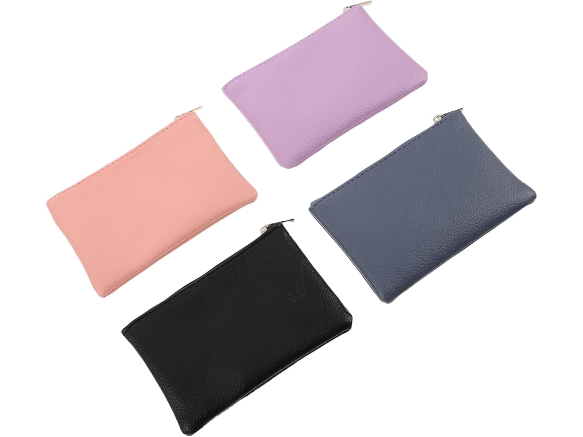 Porta-moedas Compacto E Elegante Em Pu Com Zíper, Ideal Para Meninas