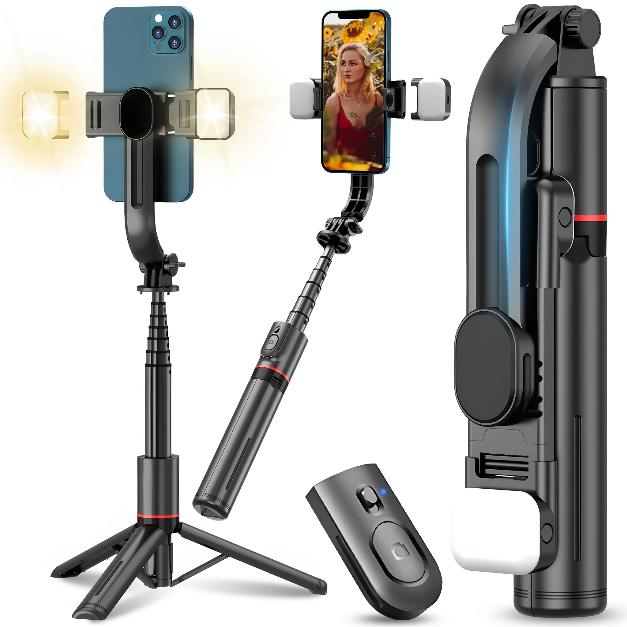 Lâmpada Bluetooth, Tripé de Chão YANYXR