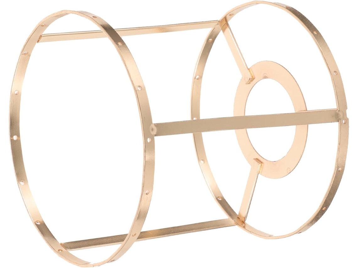 Abajur De Mesa De Metal Cm Leve Dourado