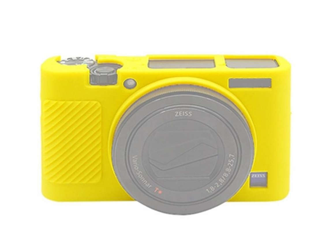 Capa Protetora de Silicone Macio para Sony Rx100 V Amarelo XIAOMOYU (m5)