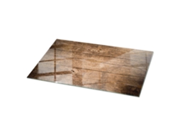 Tampo De Mesa Retangular Espelharte (140x70 Cm - A Estrutura Das Tábuas De Madeira - Marrom)