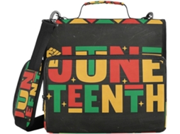 Juneteenth First Power Pasta De 3 Argolas 1, 5 Polegadas Com Fecho, Inclui Portfólio, Organizador De Portfólio