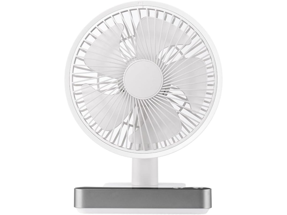 Ventilador Usb Portátil Com Relógio Em Tempo Real - Refrigerador De