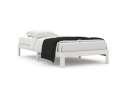Bed Frame, Bed Frames Vidaxl Branco Madeira De Pinho (100 X 200 Cm)