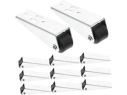 Conectores Metálicos Para Sofás Deslizantes, 2 Pares Em Ferro Galvanizado, Design Moderno E Encaixe Perfeito Para Sala