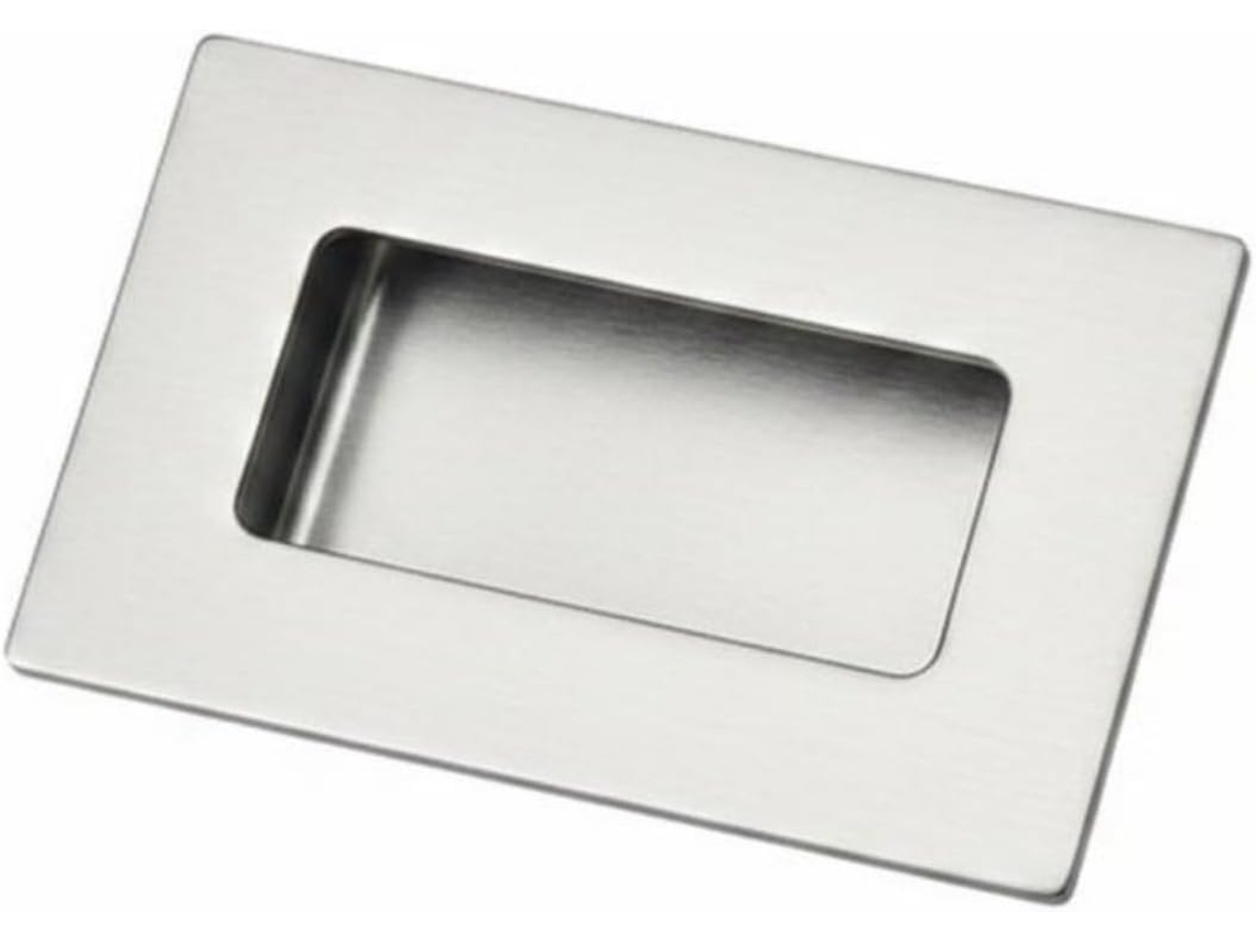 Puxador Embutido Para Armário Em Aço Inoxidável 304com Design Anti Enrosco, Adequado Para Portas, Armários, Estrutura Em