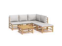 Garden Lounge Set, Garden Lounge Sets Vidaxl Marrom Bambu (n/a)