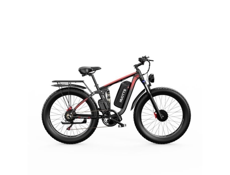 Duotts S26 Bicicleta Elétrica Tela Colorida Mtb 1500w 48v 20ah Bateria 120 Km Fat Bike 4.026 Benfuto